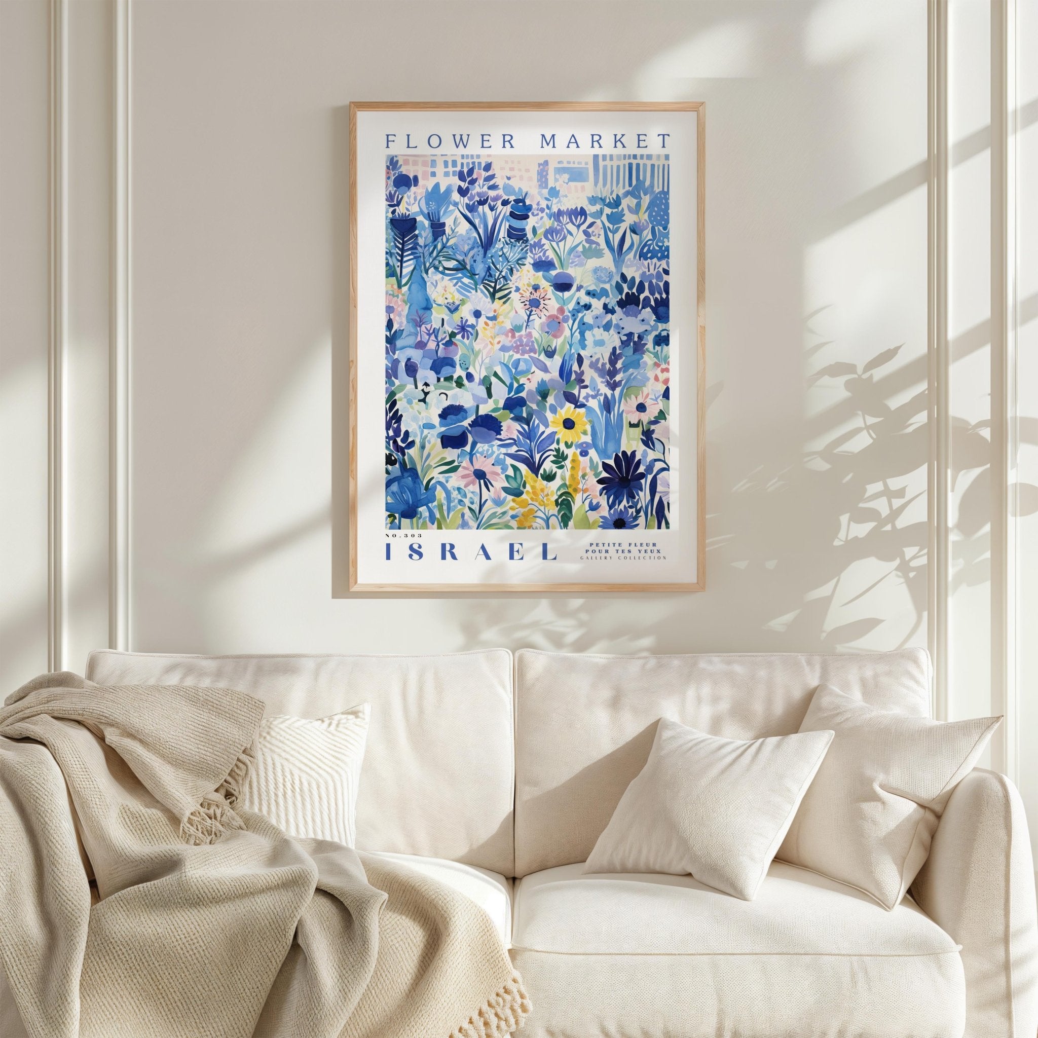 Israel Flower Market Poster - Poster - Flower Poster
