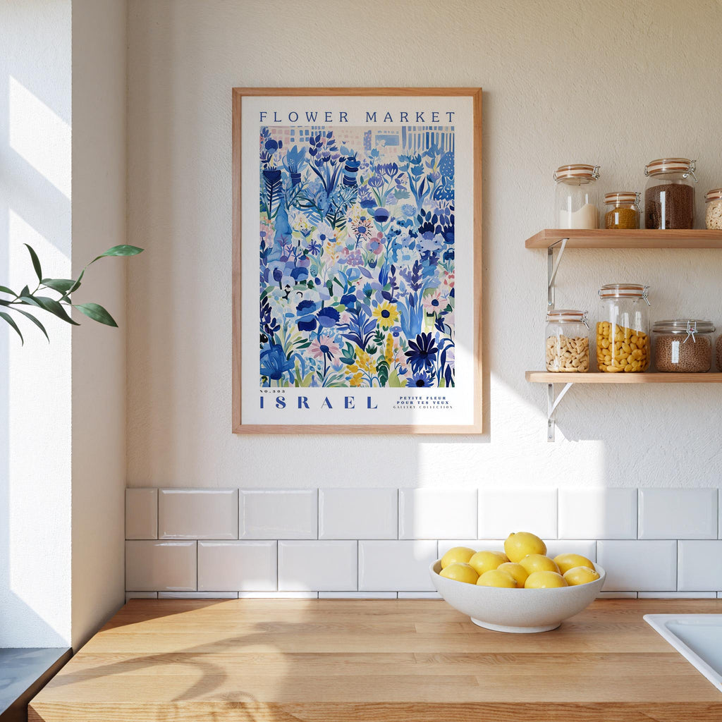 Israel Flower Market Poster - Poster - Flower Poster