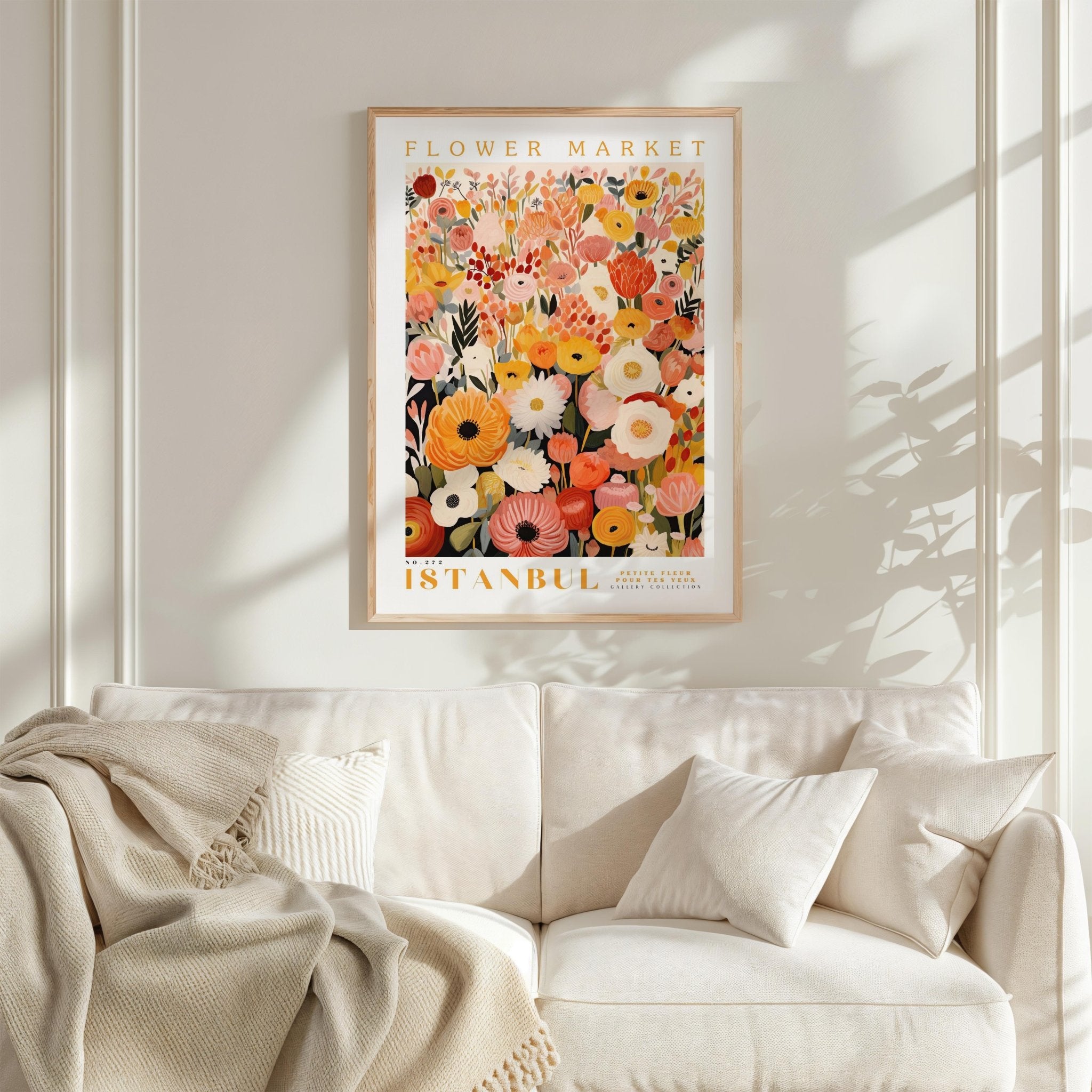 Istanbul Flower Market Poster - Poster - Flower Poster