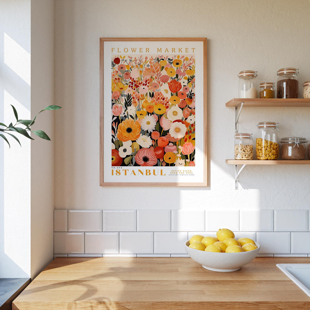Istanbul Flower Market Poster - Poster - Flower Poster