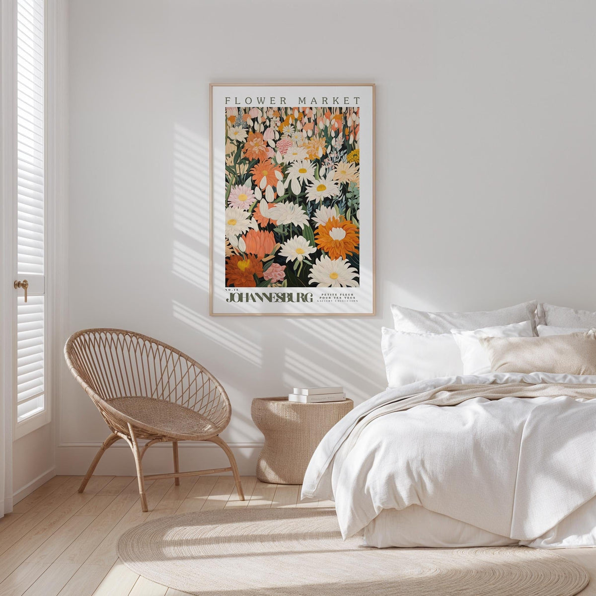 Johannesburg Flower Market Poster - Posters - Flower Poster