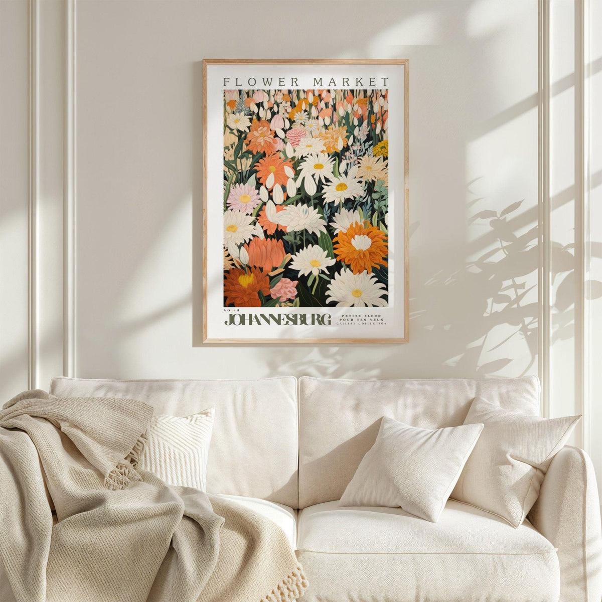 Johannesburg Flower Market Poster - Posters - Flower Poster
