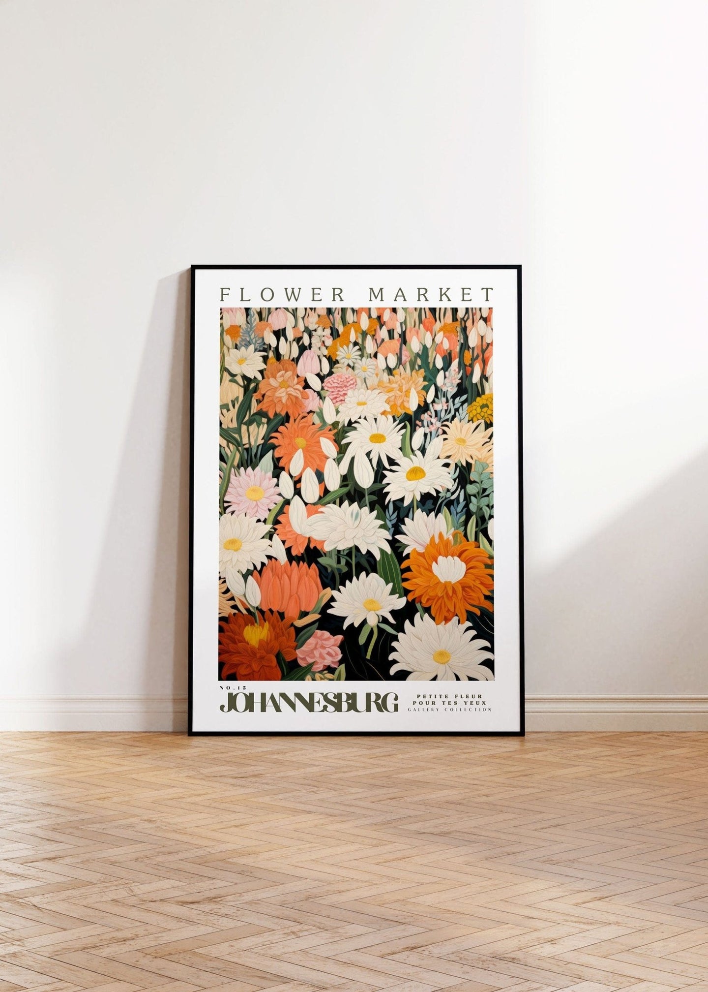 Johannesburg Flower Market Poster - Posters - Flower Poster
