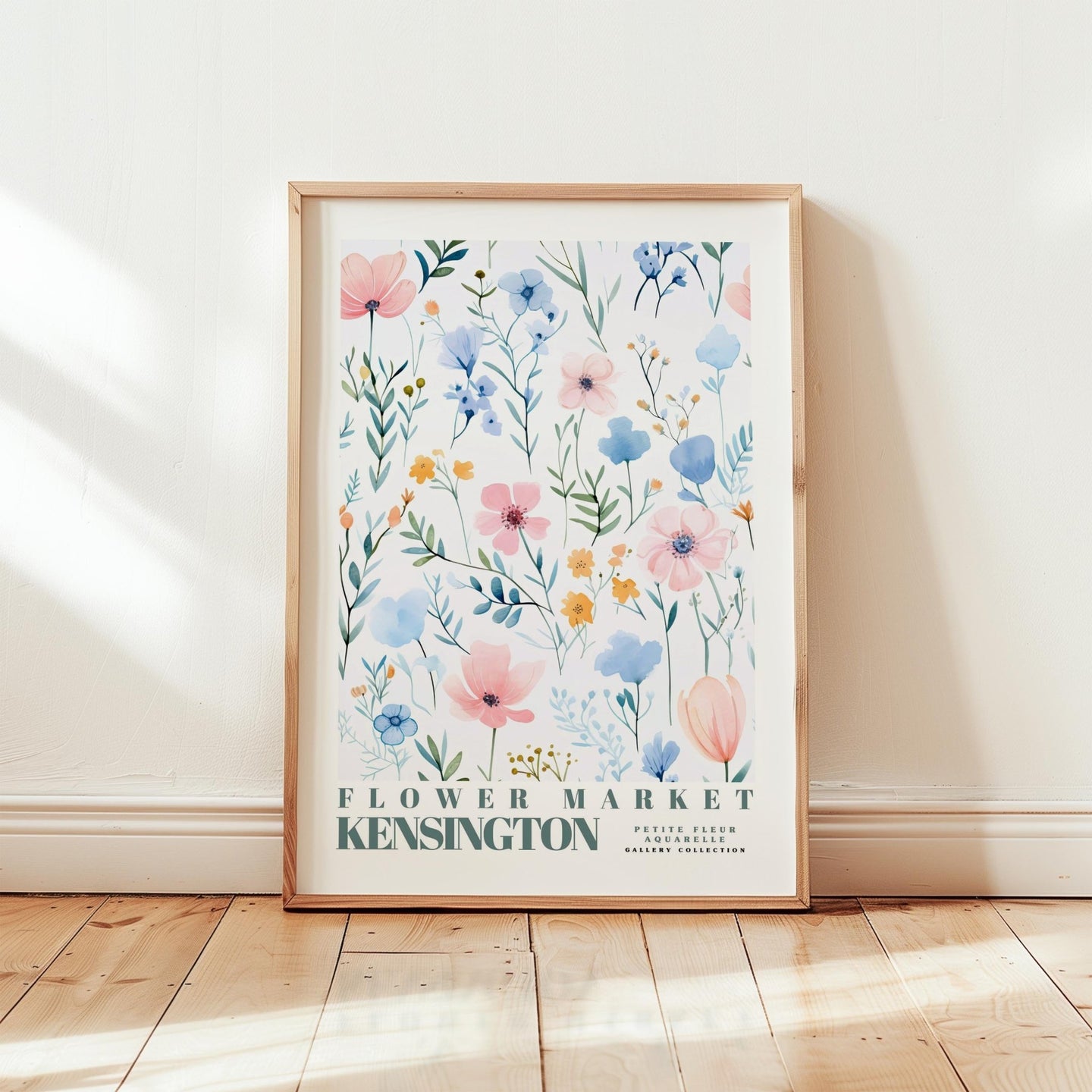 Kensington Flower Market Poster - Posters - Flower Poster