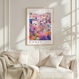 Korfu Flower Market Poster - Posters - Flower Poster