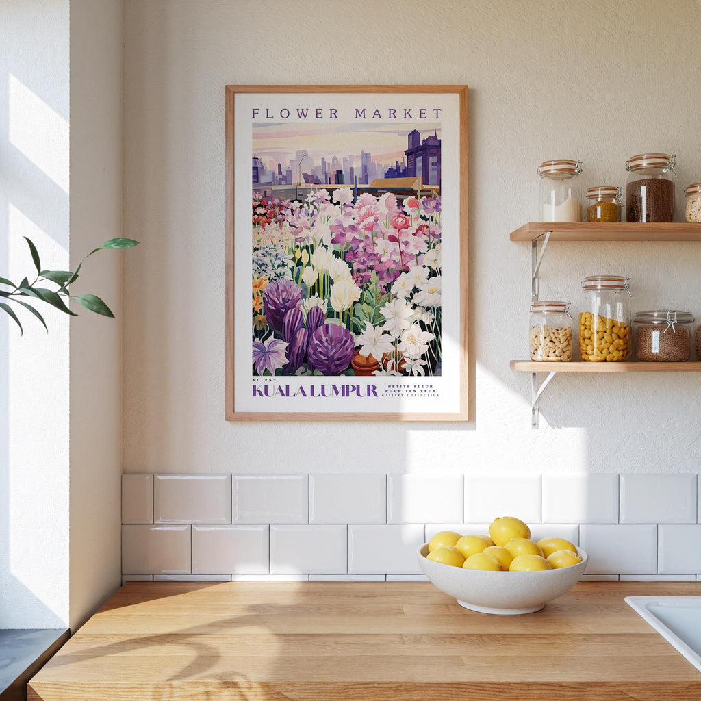 Kuala Lumpur Flower Market Poster - Poster - Flower Poster