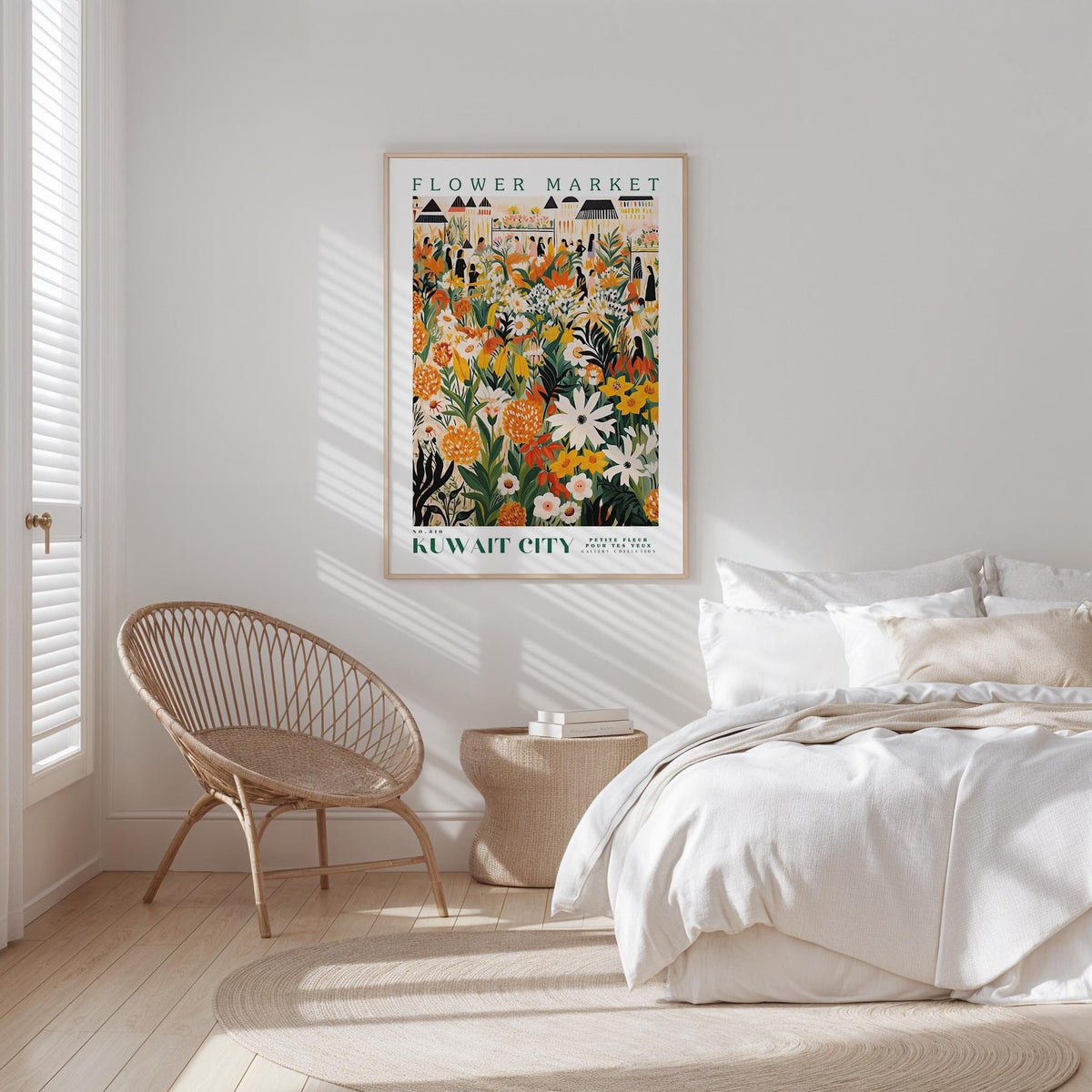 Kuwait City Flower Market Poster - Poster - Flower Poster