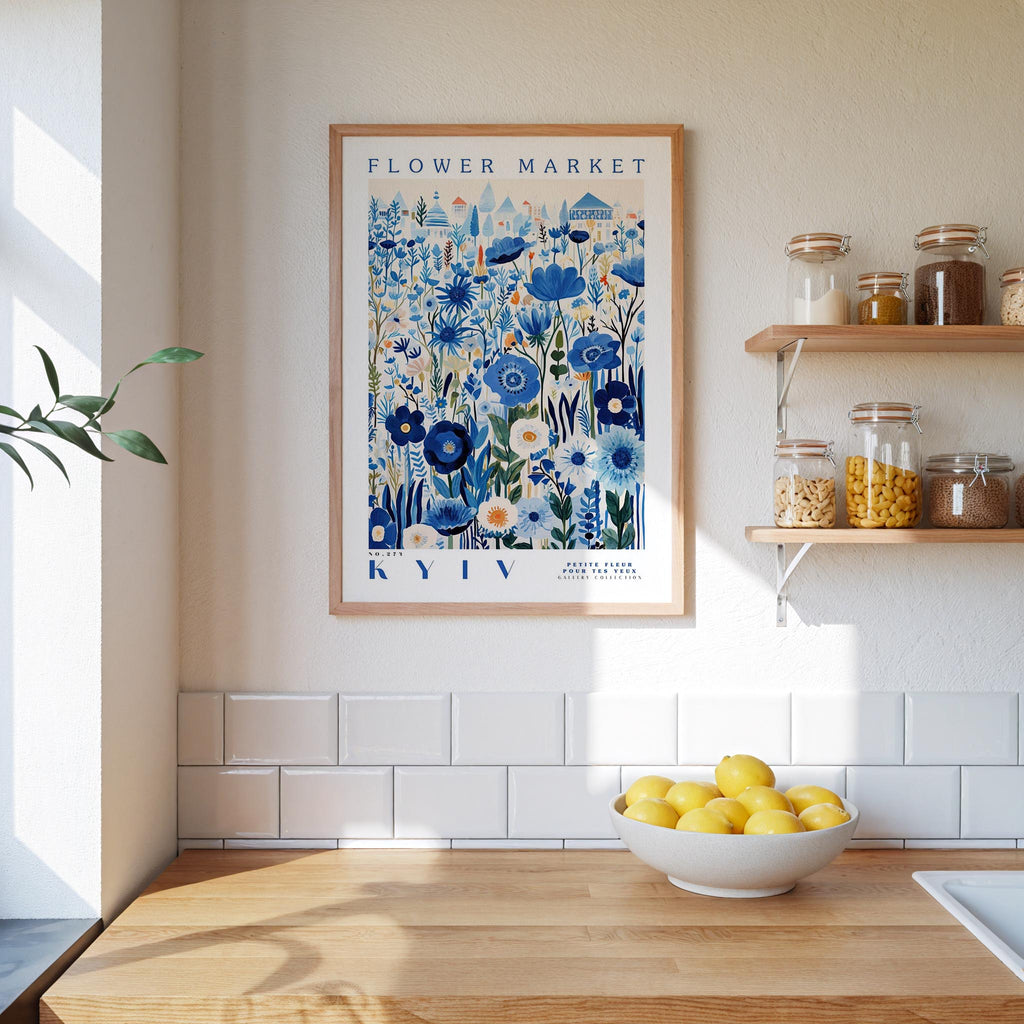 Kyiv Flower Market Poster - Poster - Flower Poster