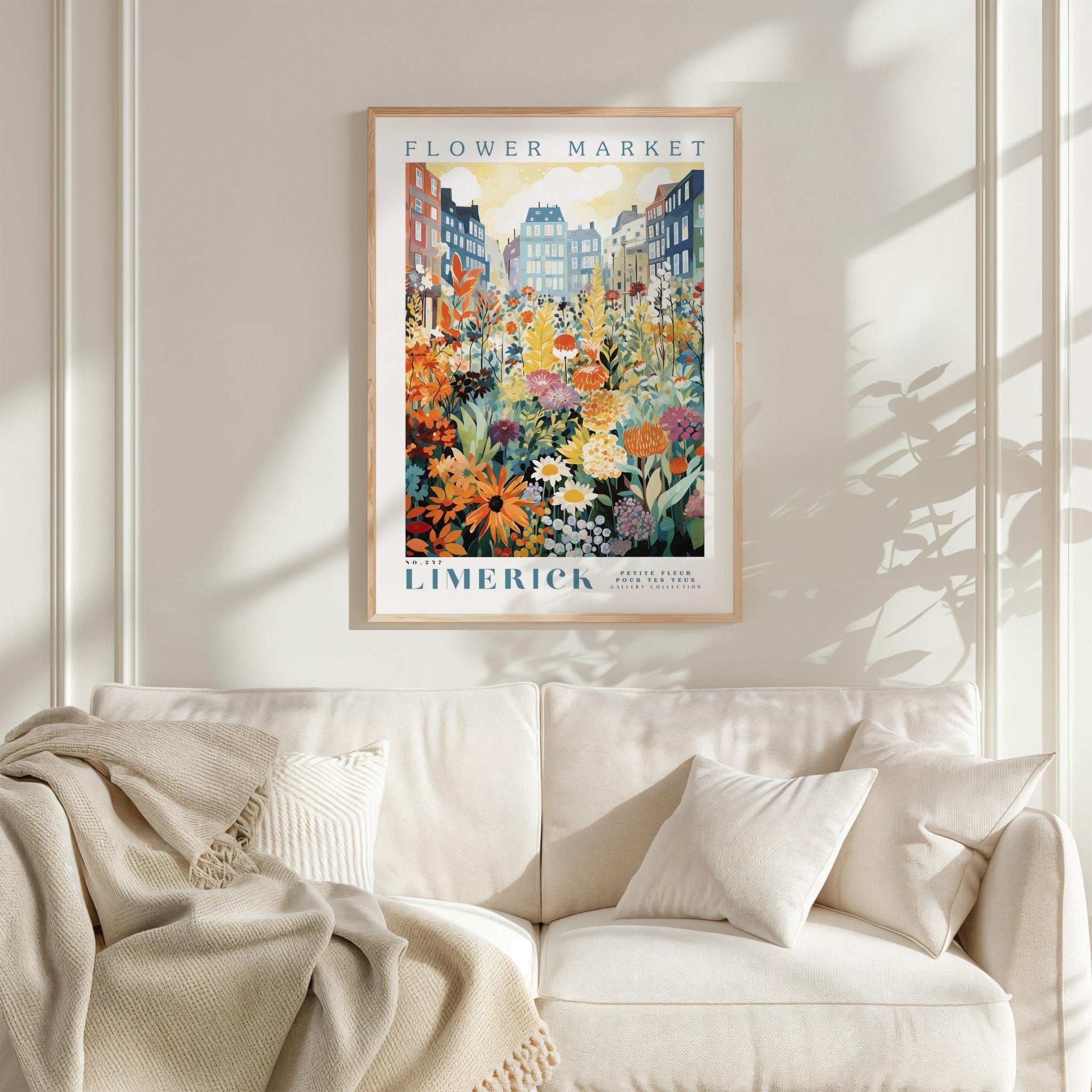 Limerick Flower Market Poster - Poster - Flower Poster