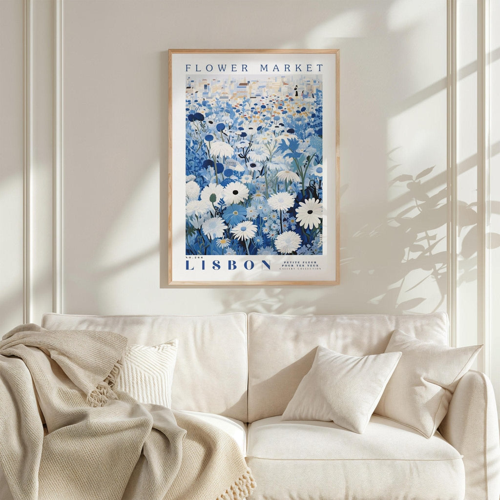 Lisbon Flower Market Poster - Poster - Flower Poster