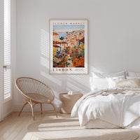 Lisbon Flower Market Poster - Posters - Flower Poster
