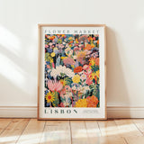 Lisbon Flower Market Poster - Posters - Flower Poster