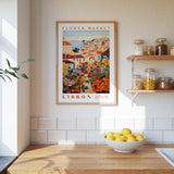 Lisbon Flower Market Poster - Posters - Flower Poster