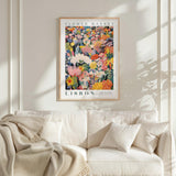 Lisbon Flower Market Poster - Posters - Flower Poster