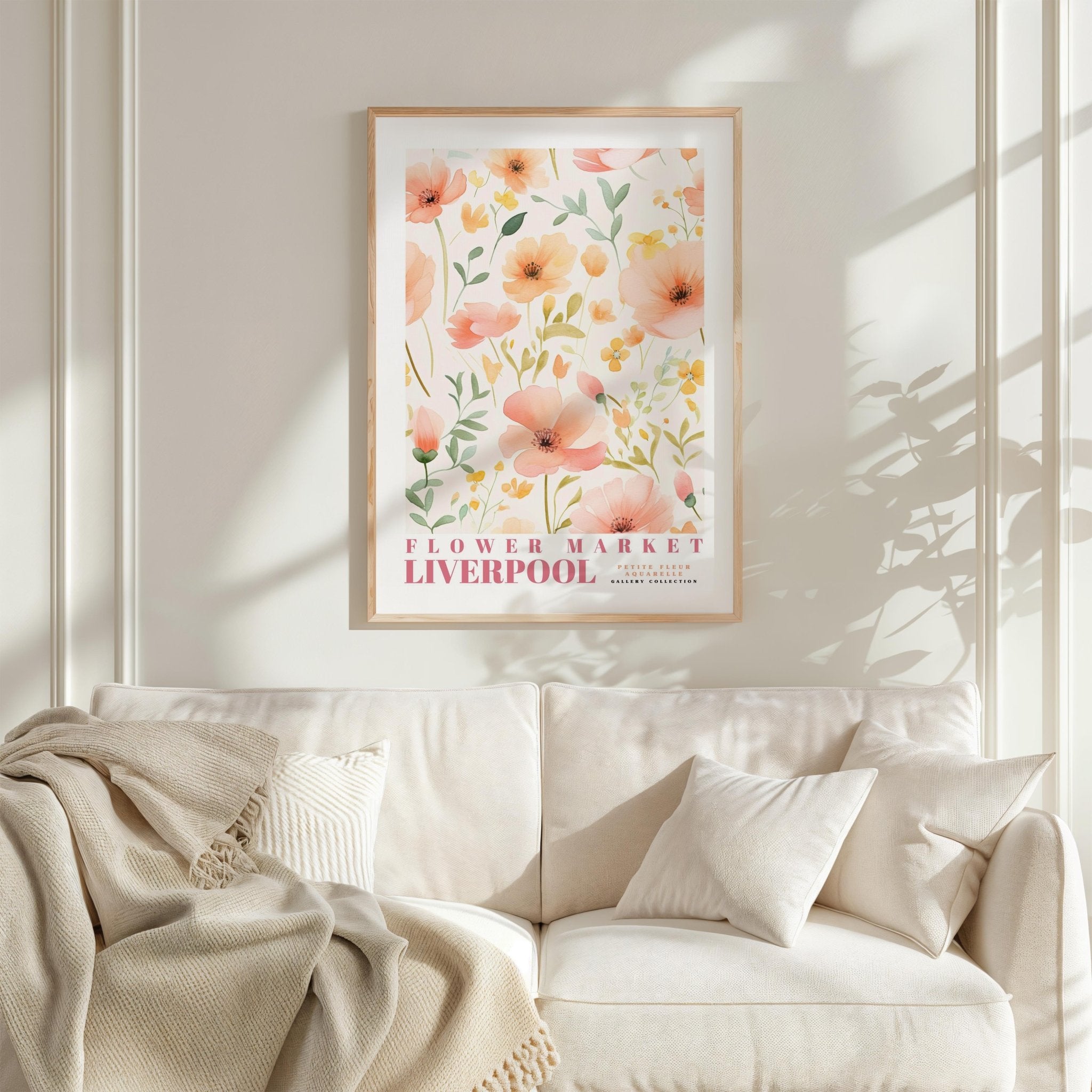 Liverpool Flower Market Poster - Posters - Flower Poster