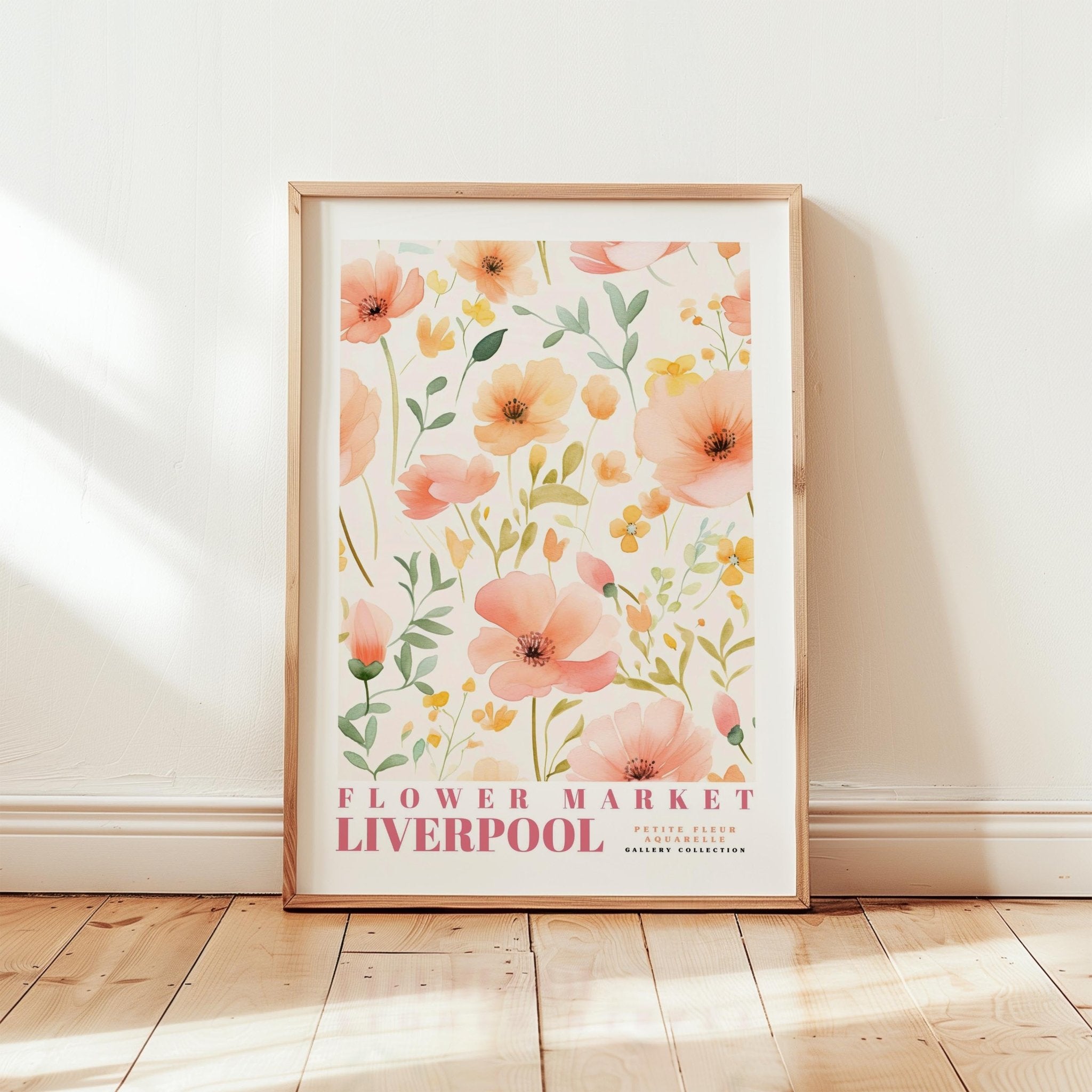 Liverpool Flower Market Poster - Posters - Flower Poster