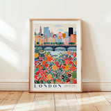 London Bridge Flower Market Poster - Posters - Flower Poster