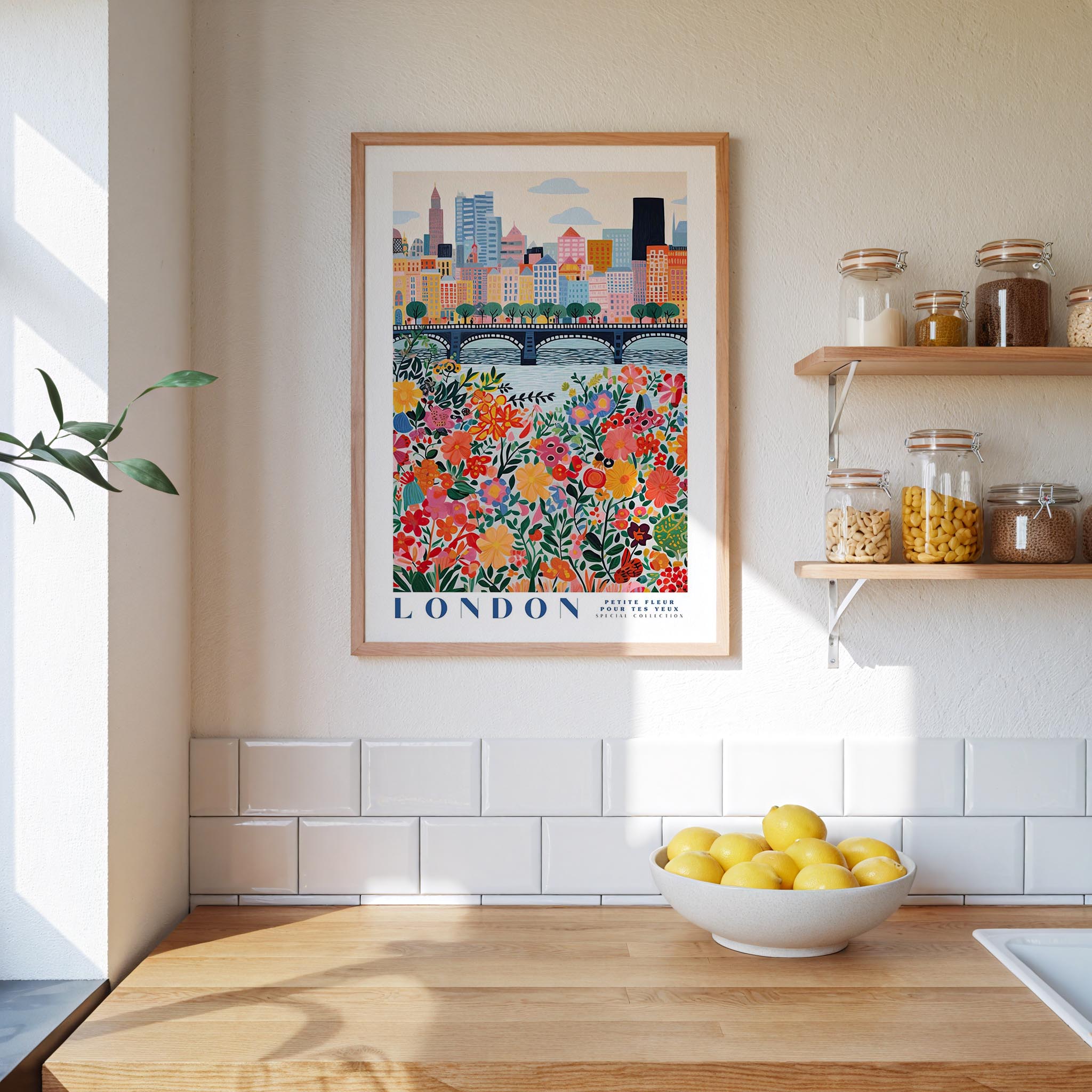 London Bridge Flower Market Poster - Posters - Flower Poster