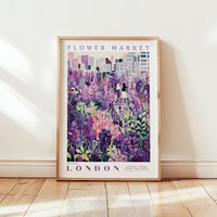 London Flower Market Poster - Poster - Flower Poster