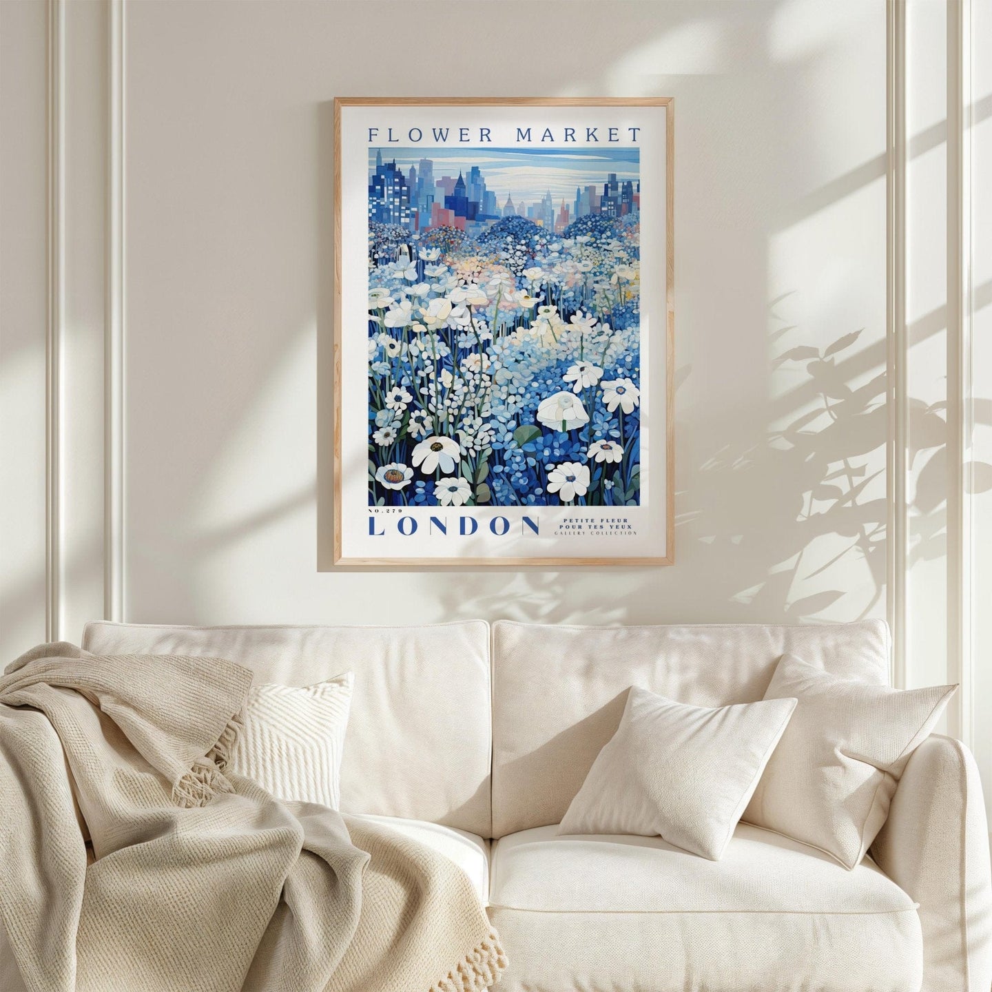 London Flower Market Poster - Poster - Flower Poster