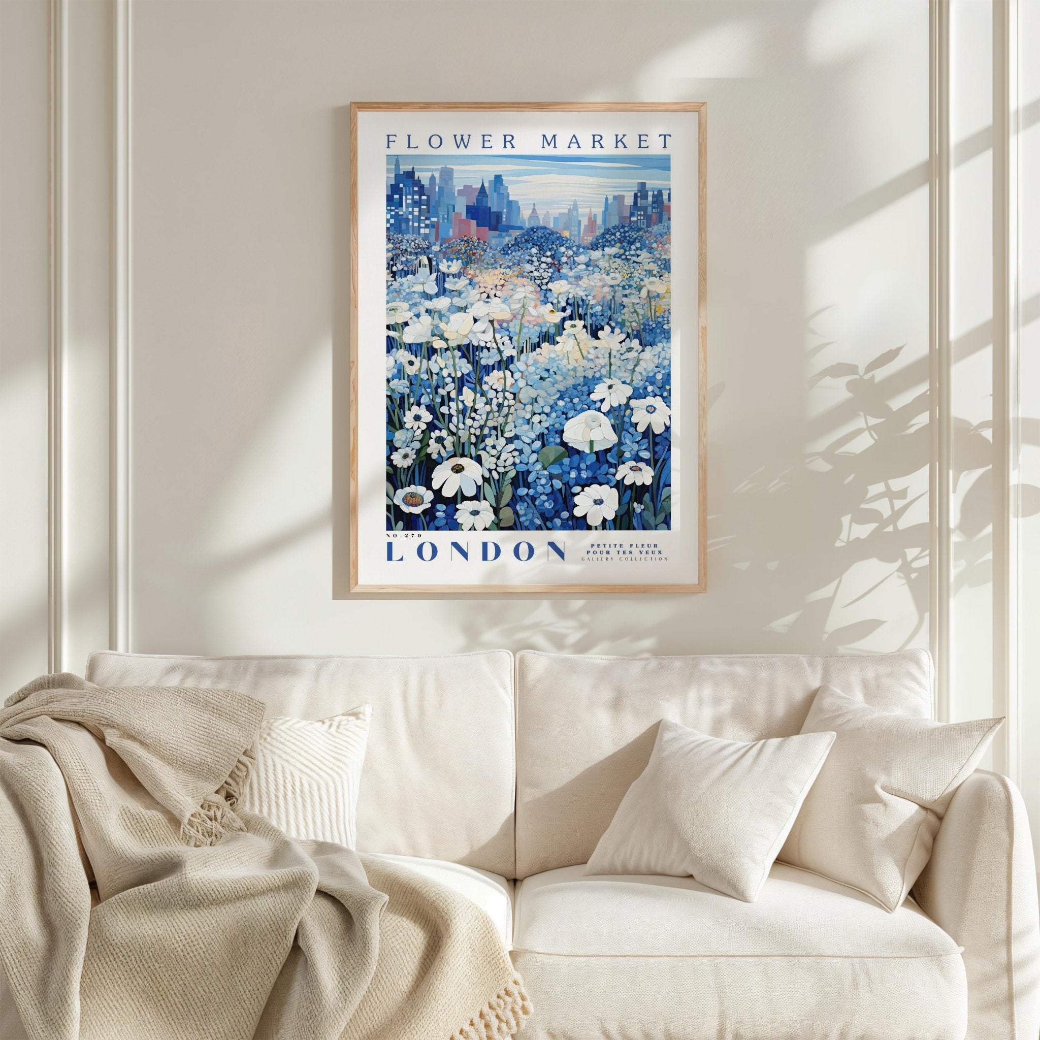 London Flower Market Poster - Poster - Flower Poster