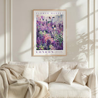 London Flower Market Poster - Poster - Flower Poster
