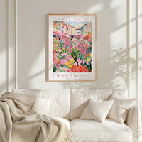 London Flower Market Poster - Posters - Flower Poster