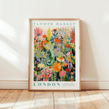 London Flower Market Poster - Posters - Flower Poster