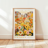London Flower Market Poster - Posters - Flower Poster