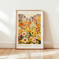London Flower Market Poster - Posters - Flower Poster