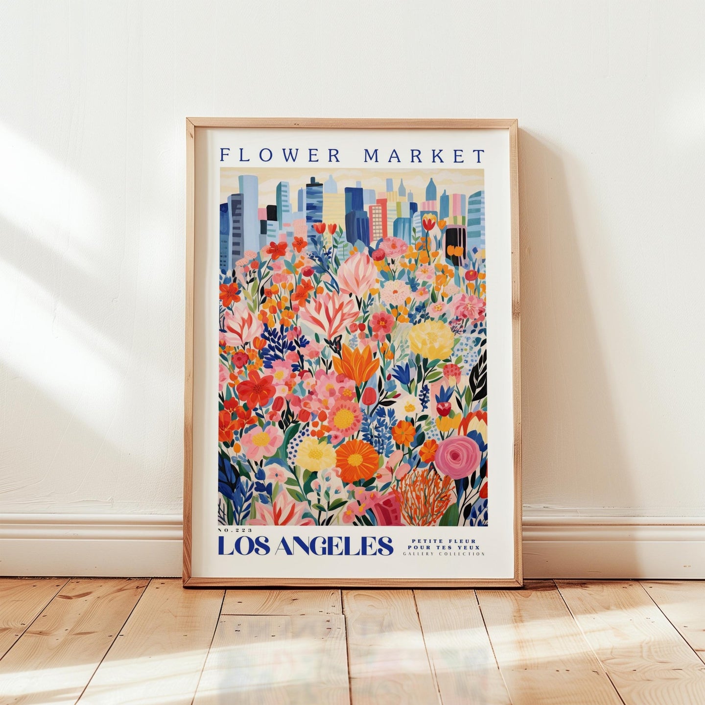 Los Angeles Flower Market Poster - Poster - Flower Poster