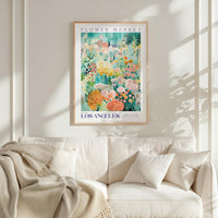 Los Angeles Flower Market Poster - Posters - Flower Poster