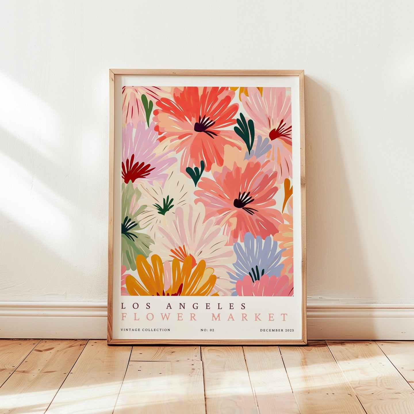 Los Angeles Flower Market Poster - Posters - Flower Poster
