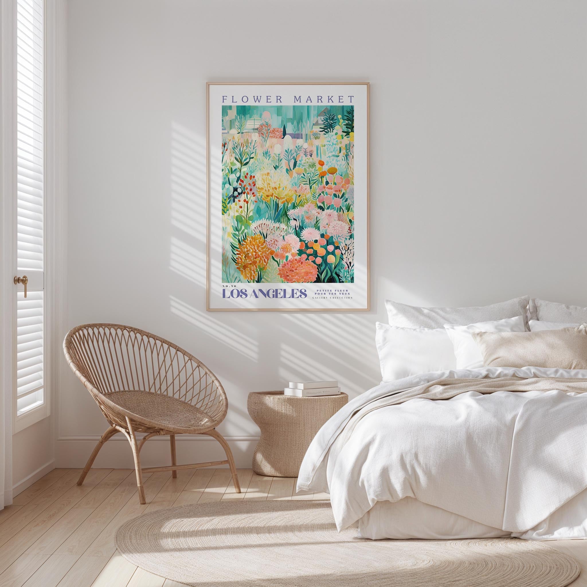 Los Angeles Flower Market Poster - Posters - Flower Poster