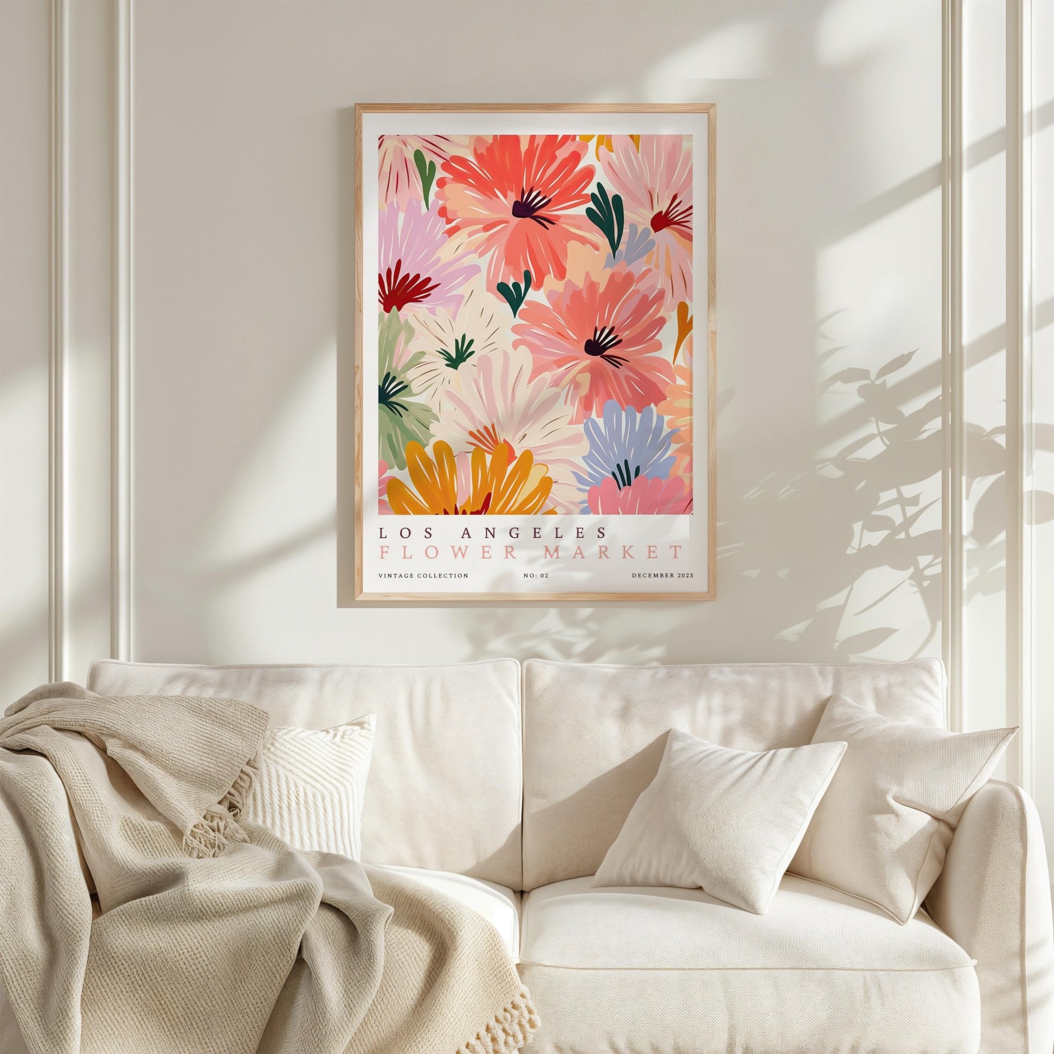 Los Angeles Flower Market Poster - Posters - Flower Poster