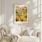 Lucca Flower Market Poster - Posters - Flower Poster