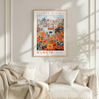Madrid Flower Market Poster - Posters - Flower Poster