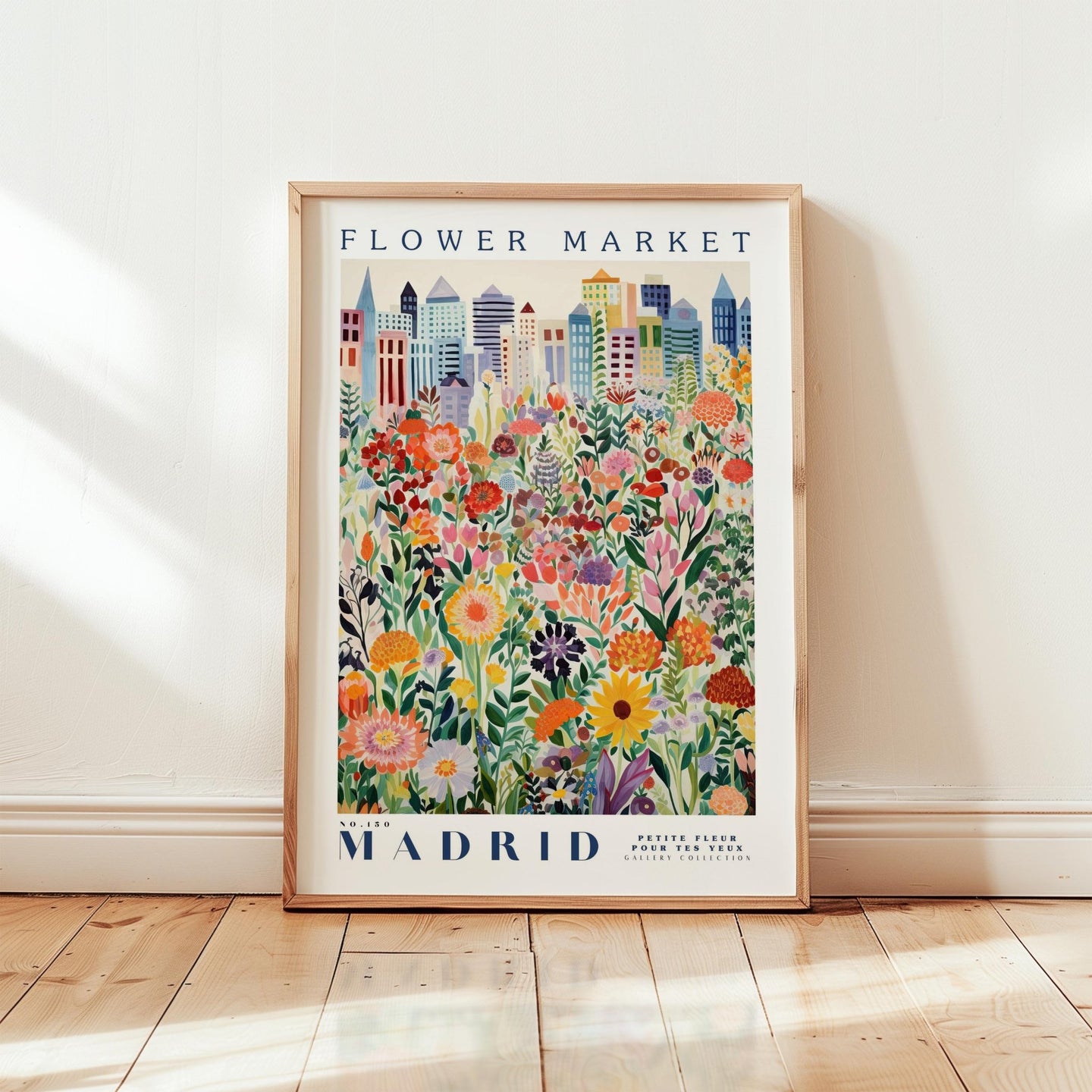 Madrid Flower Market Poster - Posters - Flower Poster