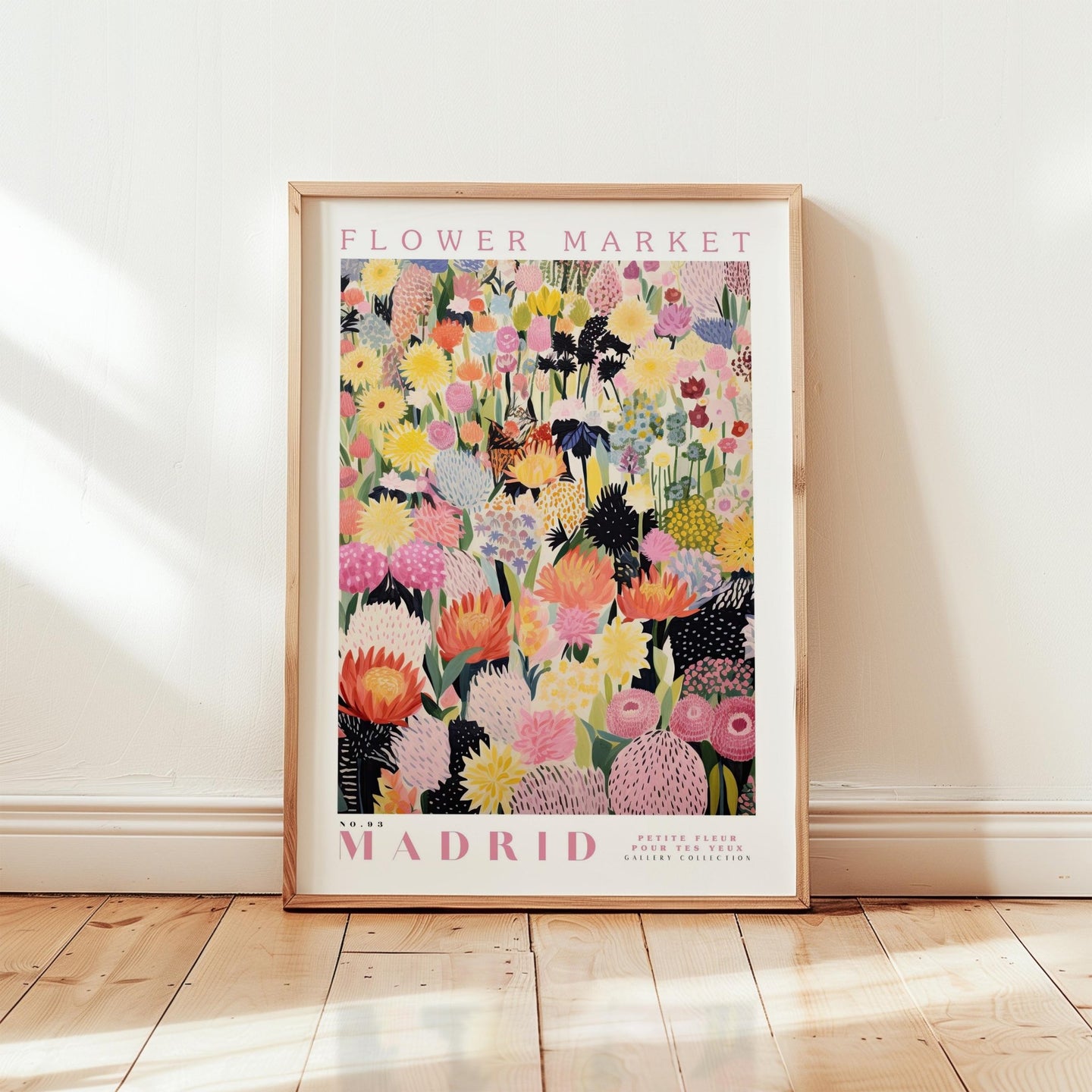 Madrid Flower Market Poster - Posters - Flower Poster