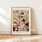 Madrid Flower Market Poster - Posters - Flower Poster