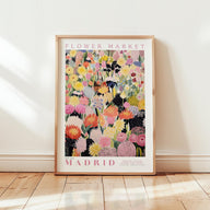 Madrid Flower Market Poster - Posters - Flower Poster