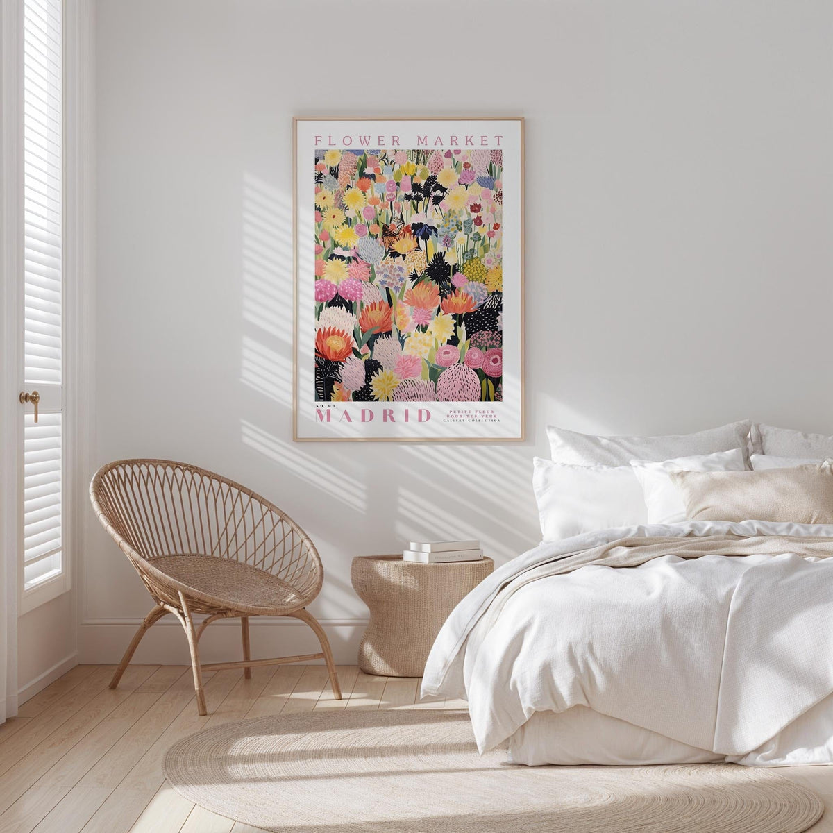 Madrid Flower Market Poster - Posters - Flower Poster