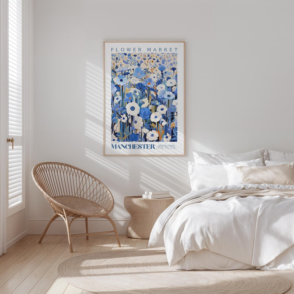Manchester Flower Market Poster - Poster - Flower Poster