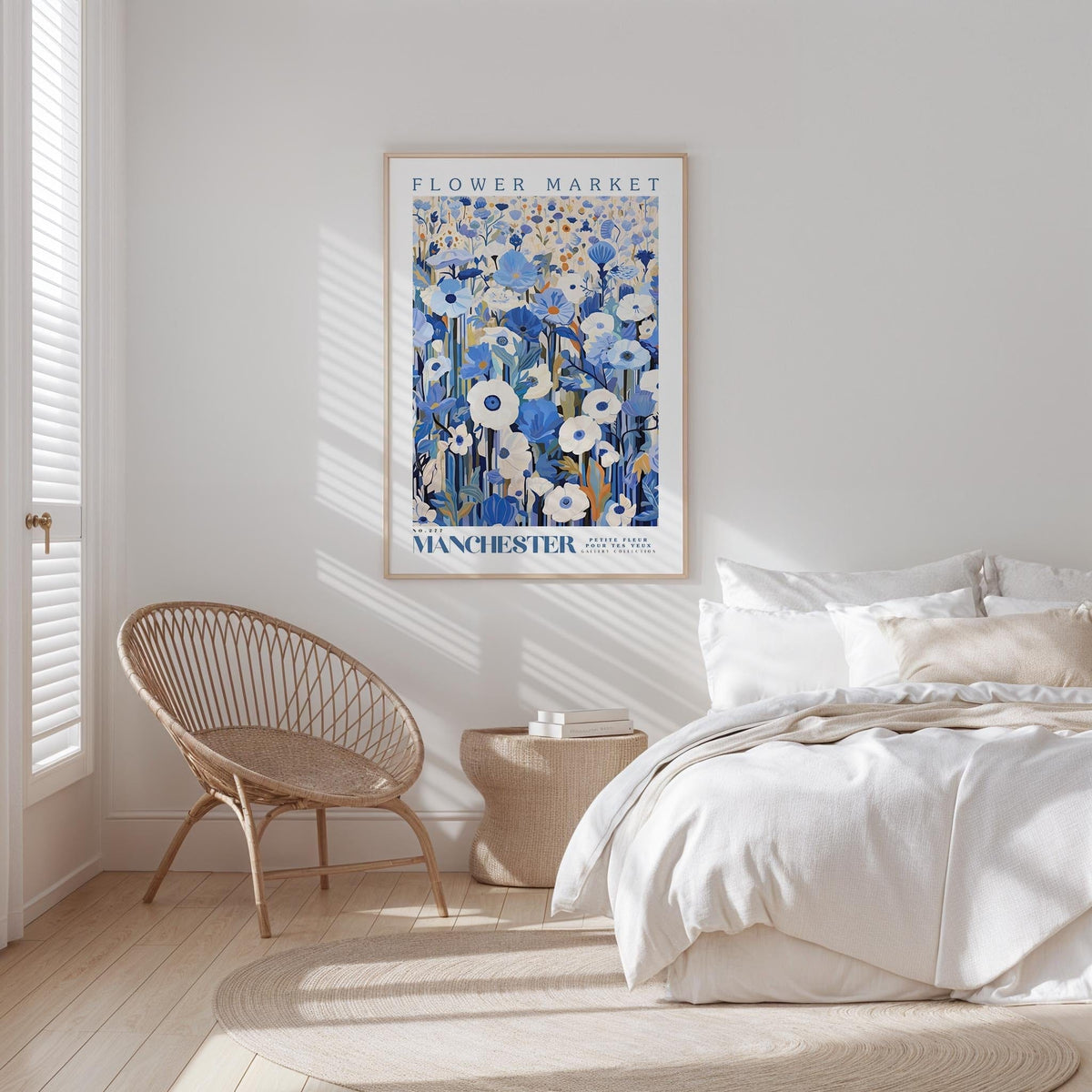 Manchester Flower Market Poster - Poster - Flower Poster