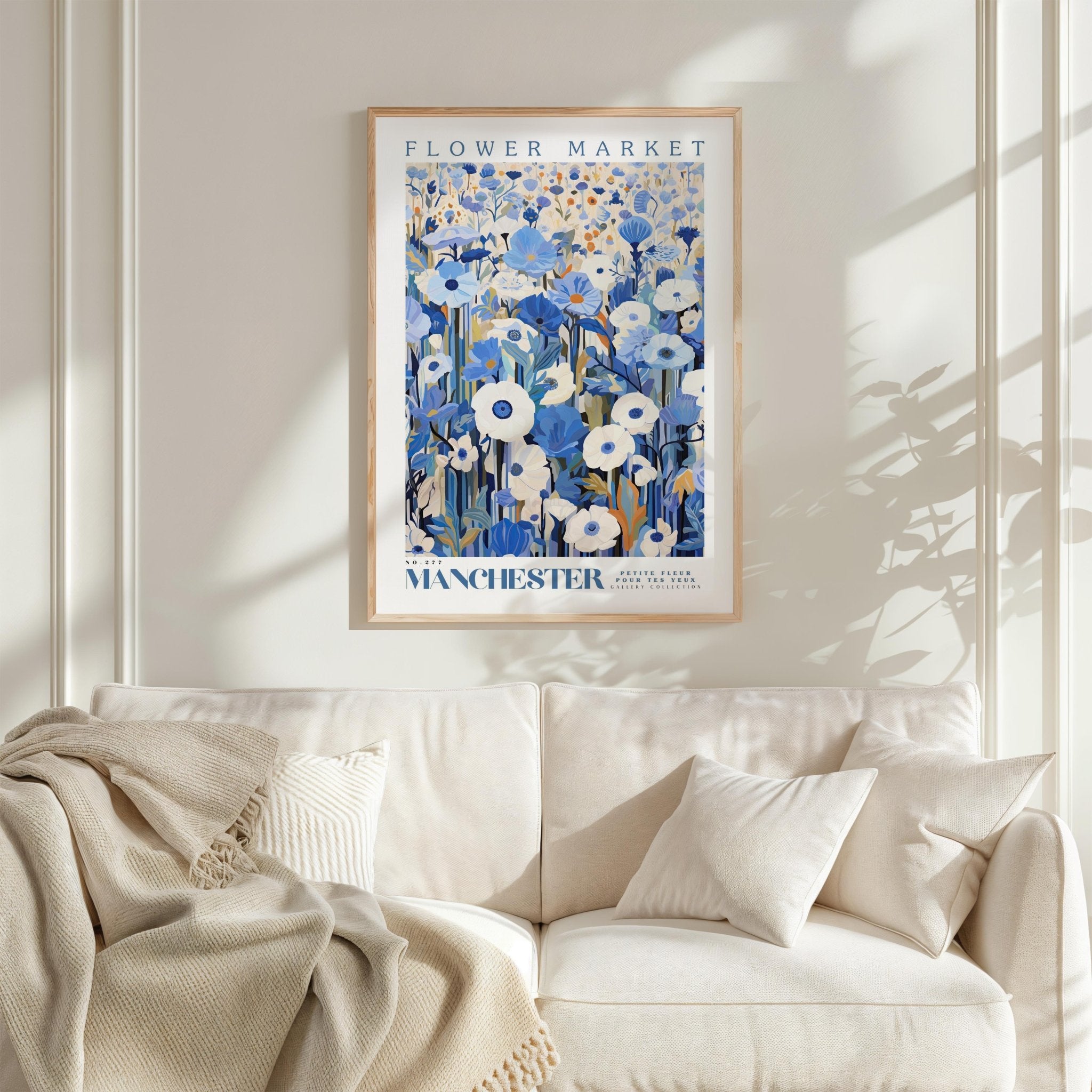 Manchester Flower Market Poster - Poster - Flower Poster