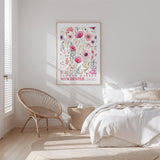 Manchester Flower Market Poster - Posters - Flower Poster