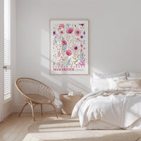 Manchester Flower Market Poster - Posters - Flower Poster