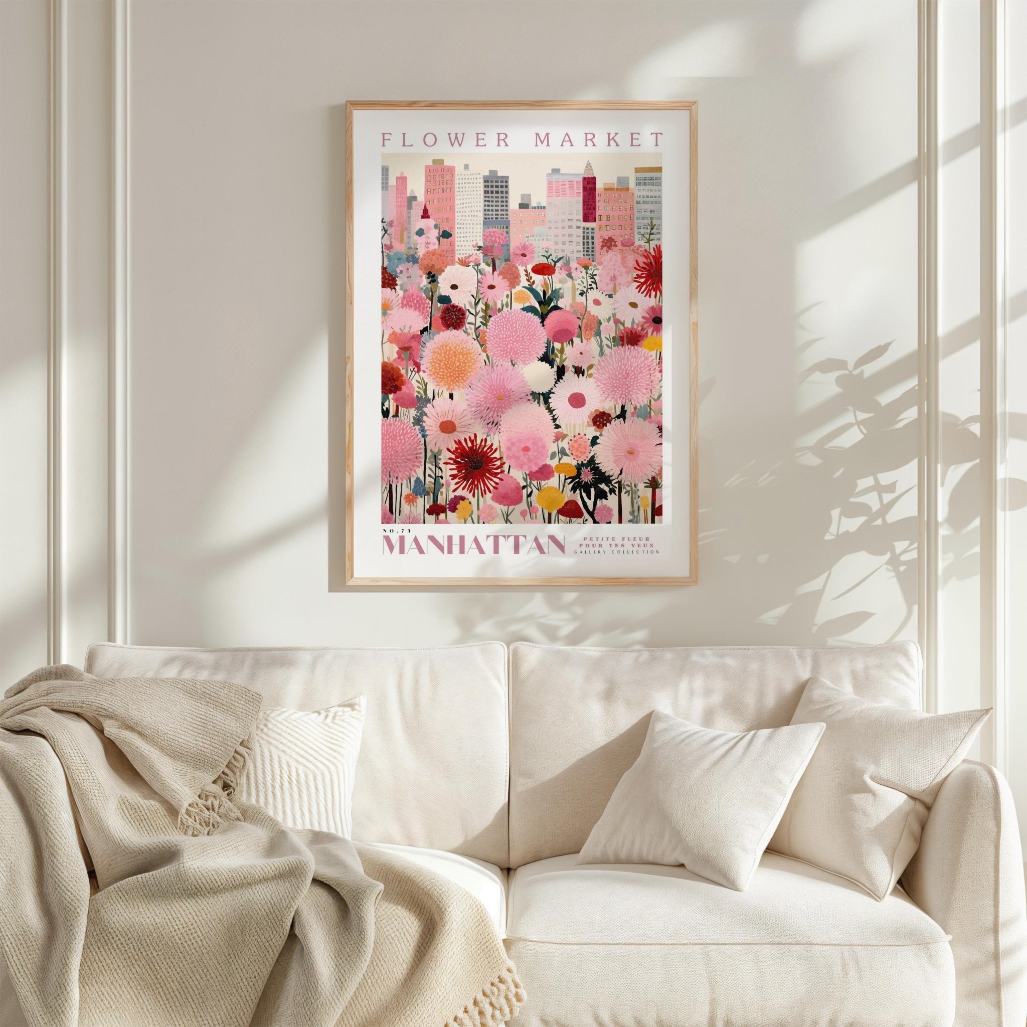 Manhattan Flower Market Poster - Posters - Flower Poster
