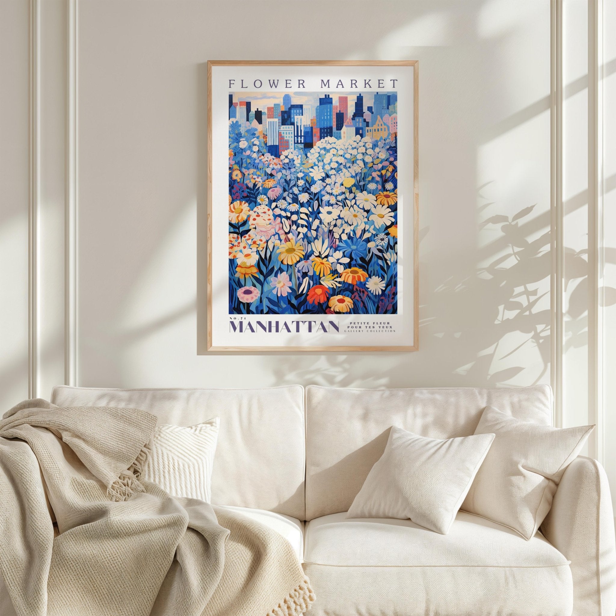 Manhattan Flower Market Poster - Posters - Flower Poster
