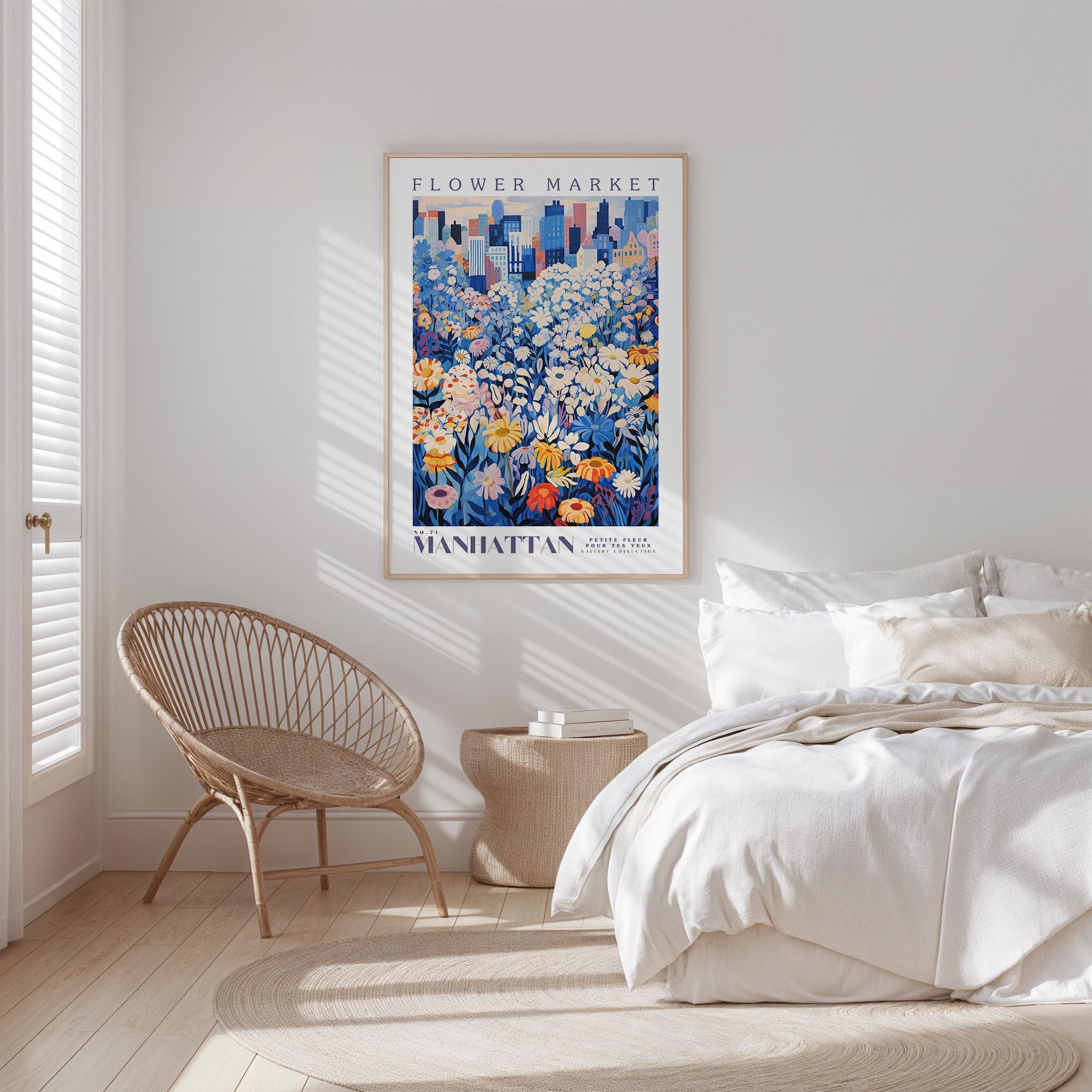 Manhattan Flower Market Poster - Posters - Flower Poster